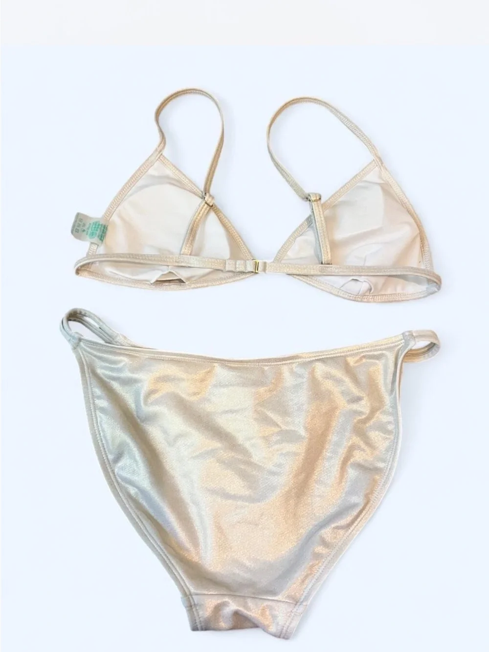 Sand Castle Shimmery pearl Bikini Set